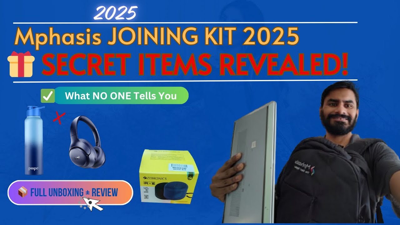 Mphasis Welcome Kit Unboxing 🎁 | What’s Inside the Mphasis Joining Kit? #mphasis #capgemini