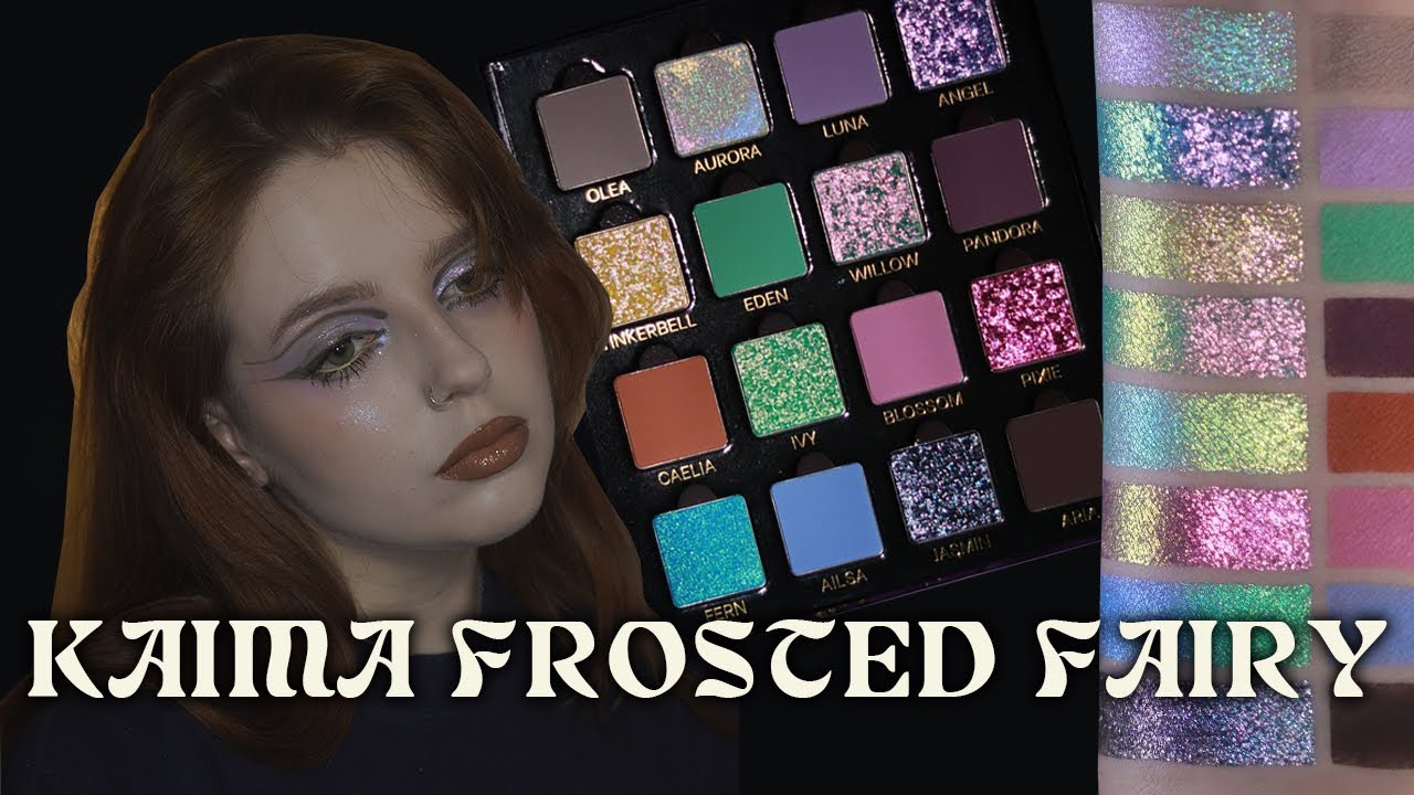Впервые трогаю палетку Frosted fairy от KAIMA COSMETICS