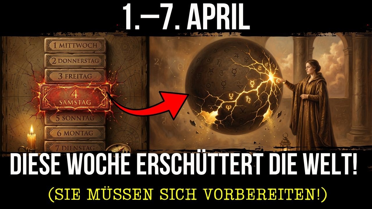 SIE M&Uuml;SSEN DAS VOR MORGEN ERFAHREN! Dringende WARNUNGEN f&uuml;r die ERSTE APRILWOCHE!