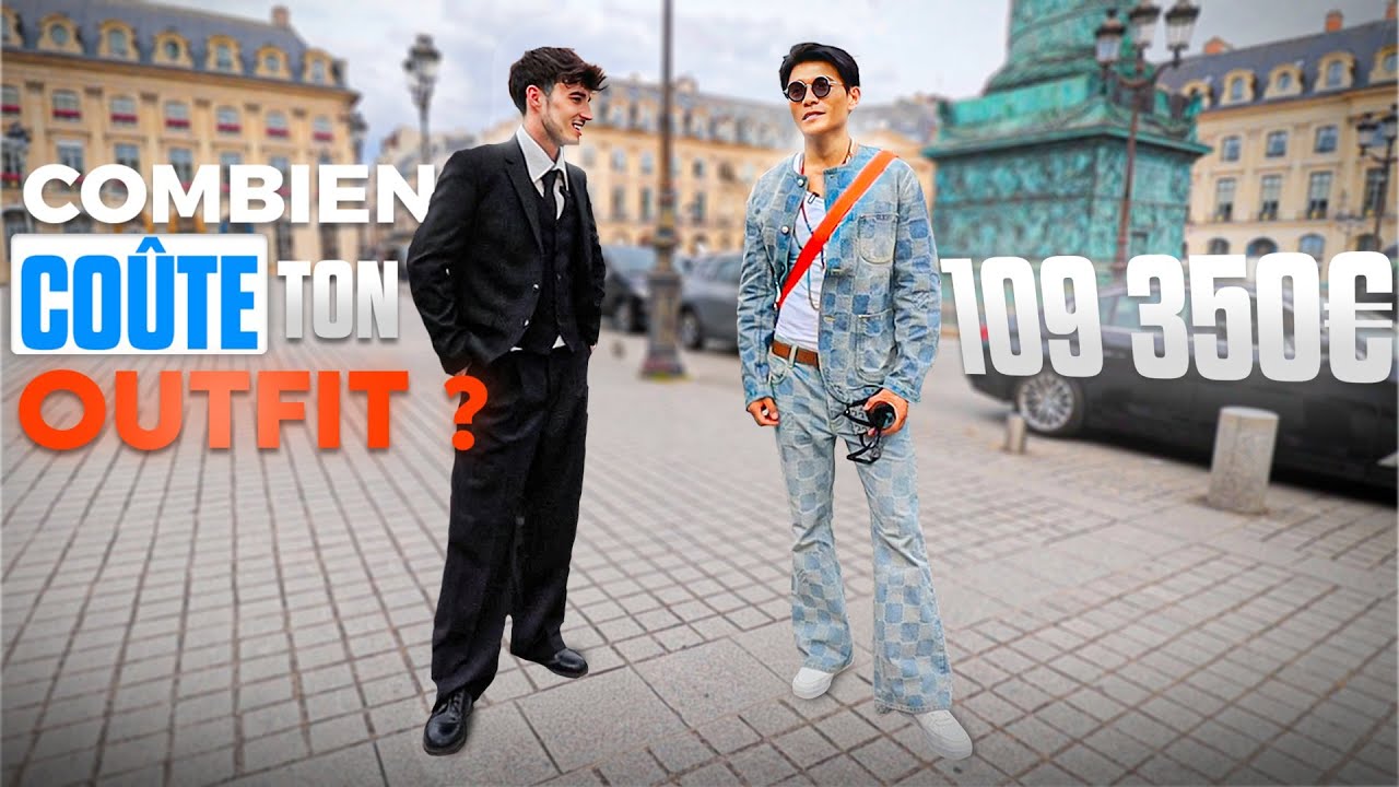 109 350€ !! Combien coûte tes habits / sneakers ( édition luxe, PLACE VENDOME )