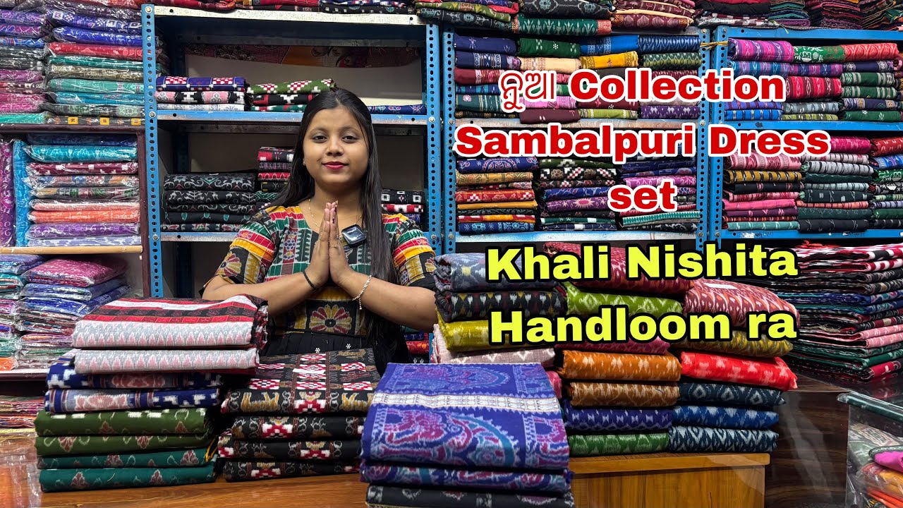 ନୁଆ Collection Sambalpuri Dress set Khali Nishita Handloom ra