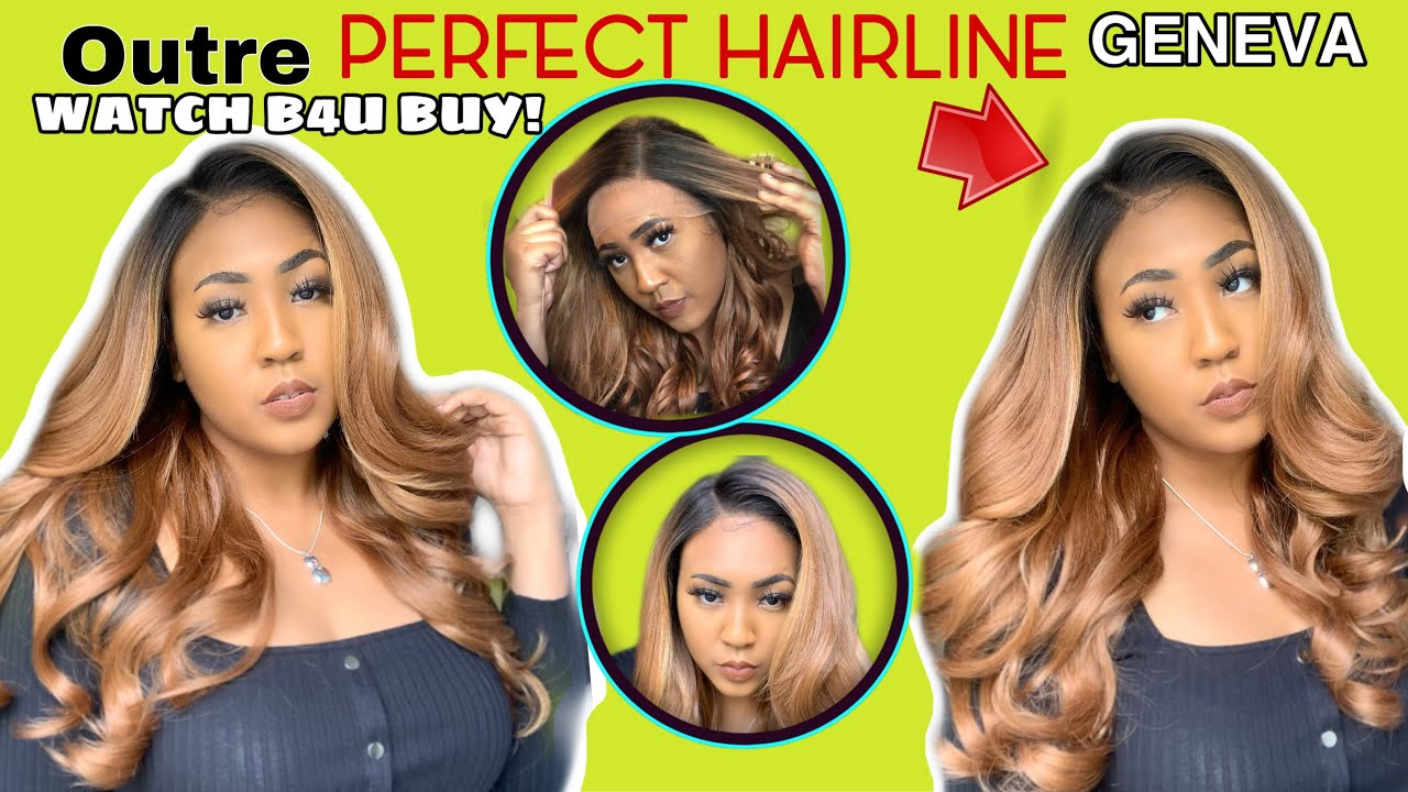 UMM.. Outre Perfect Hairline Synthetic Lace Wig - GENEVA | Lace Front Synthetic Wig | DRFF4/HAZHN