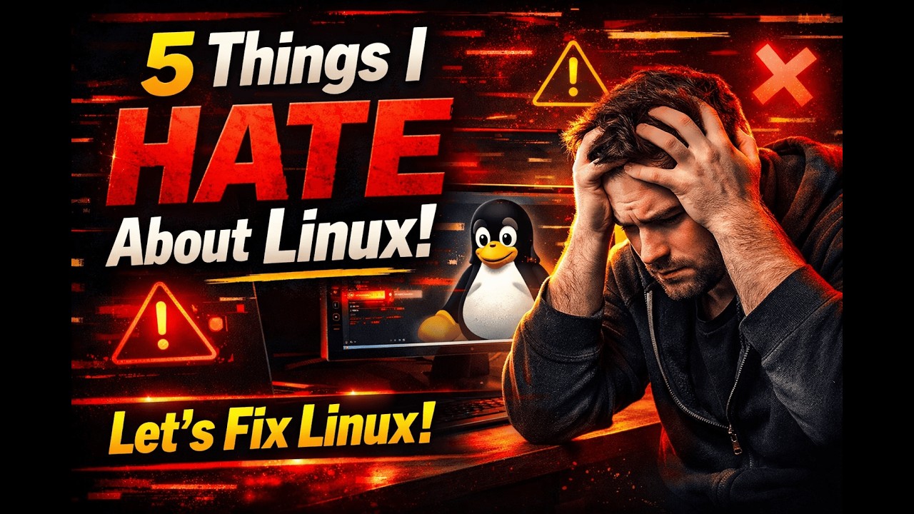 5 Things I HATE About Linux (And How We Can Fix Them!) | Make Linux Better