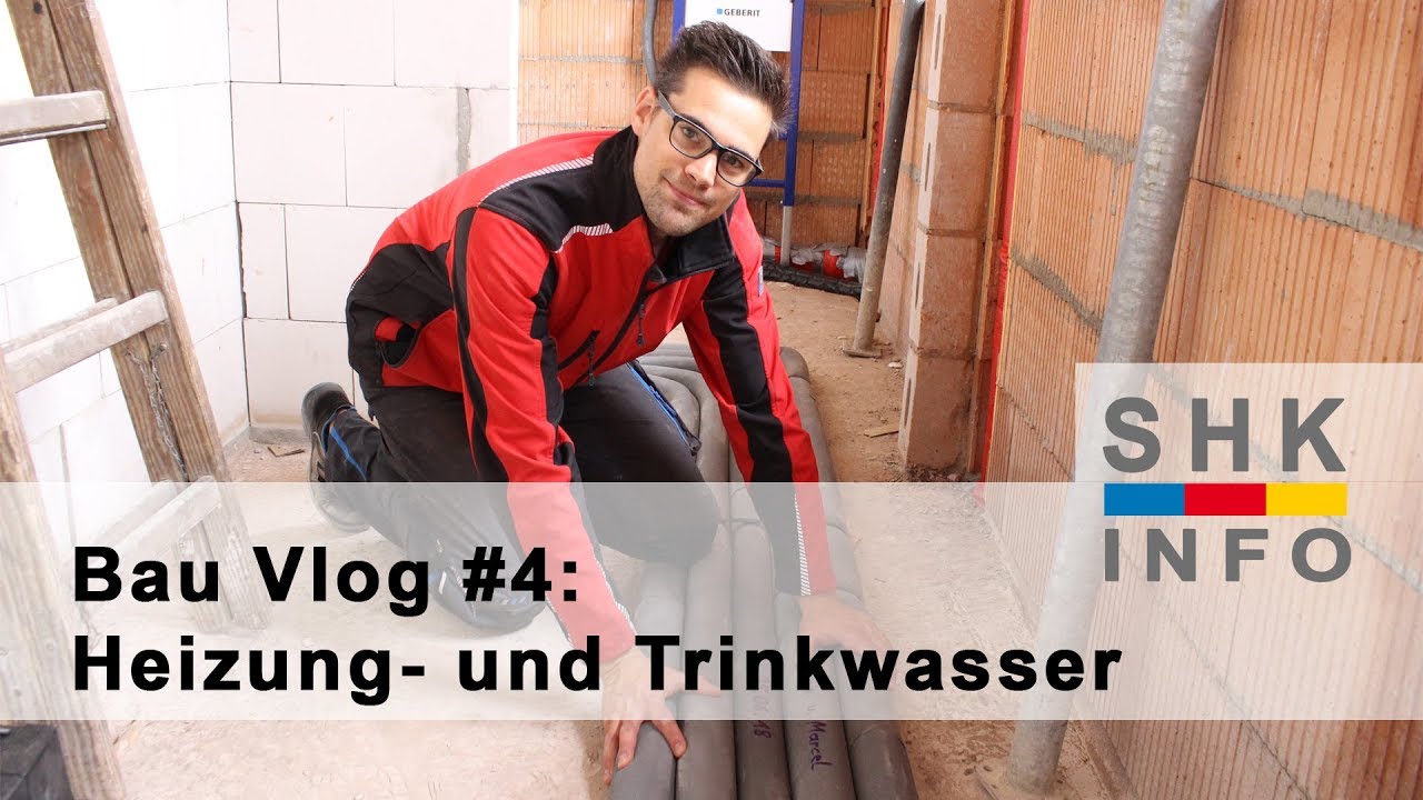 Heizung- und Wasserleitungen - Bau Vlog #4
