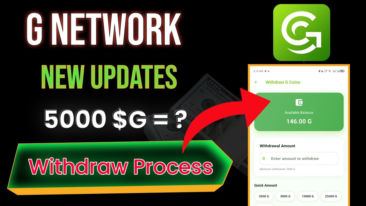 G Network App Update | G Network Withdrawal Proof | G Network Mining App | G Coin Airdrop