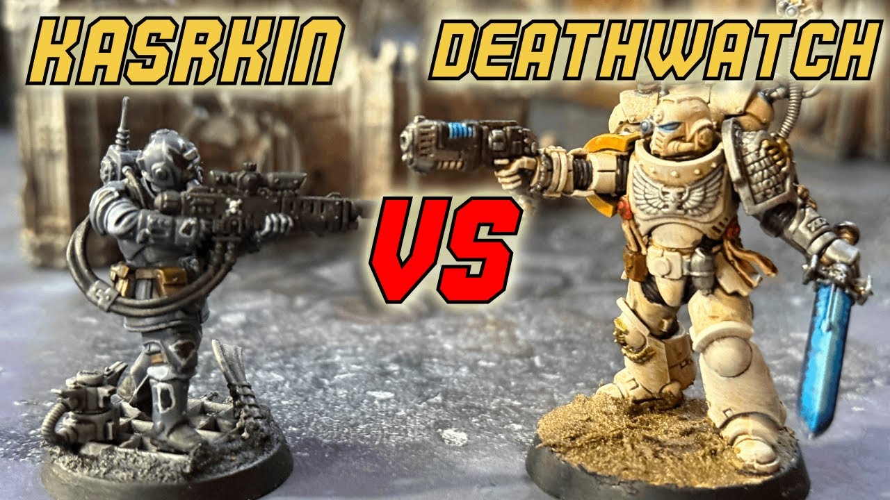 Kasrkin Vs Deathwatch - Kill Team Battle Report