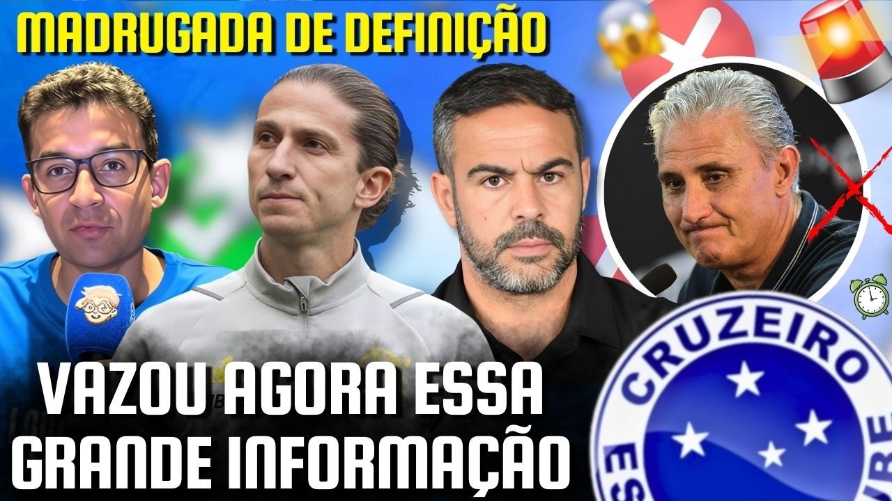 🚨 VAZOU: CRUZEIRO TRABALHA COM DATA PARA DEMISSÃO DE TITE E BUSCA NOVO TÉCNICO! | IMPRENSA CONFIRMA