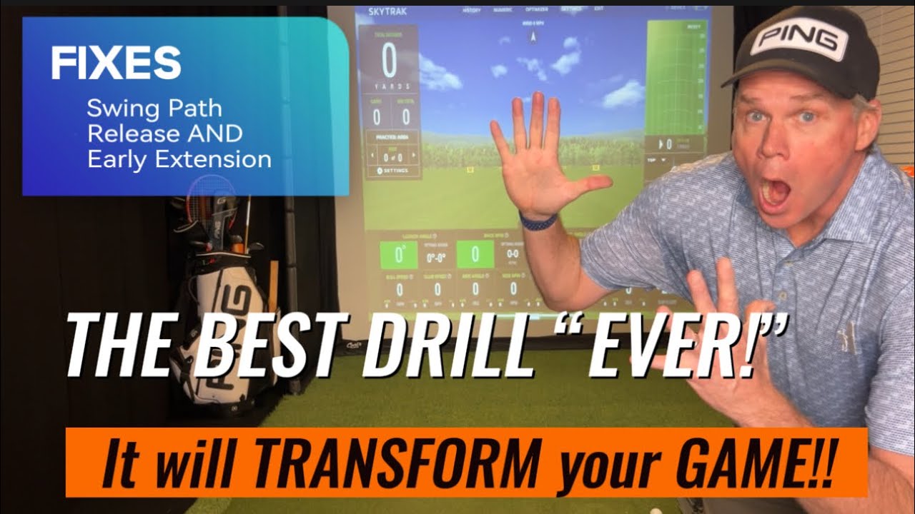 The Best DRILL in GOLF!! 3 Fixes - ONE Drill! #golftips #golfswing #golfinstruction