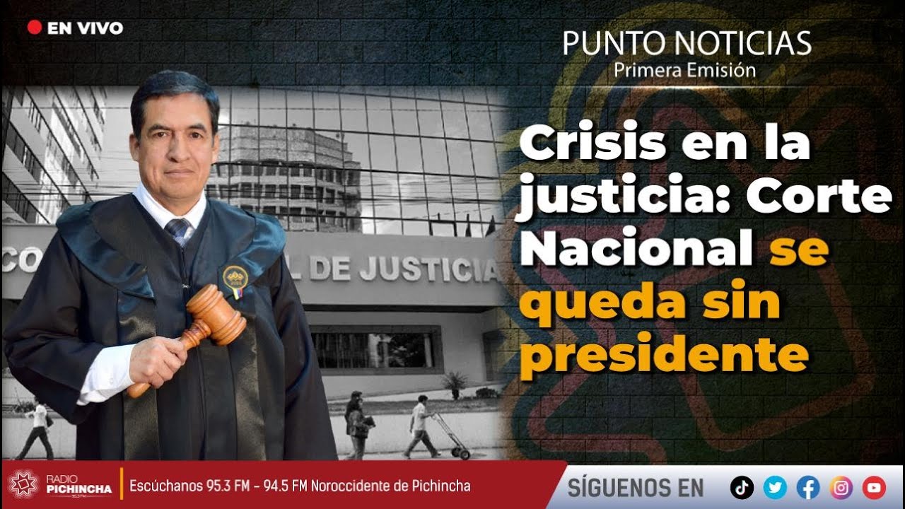 🔴 #EnVIVO | Crisis en la justicia: Corte Nacional se queda sin presidente