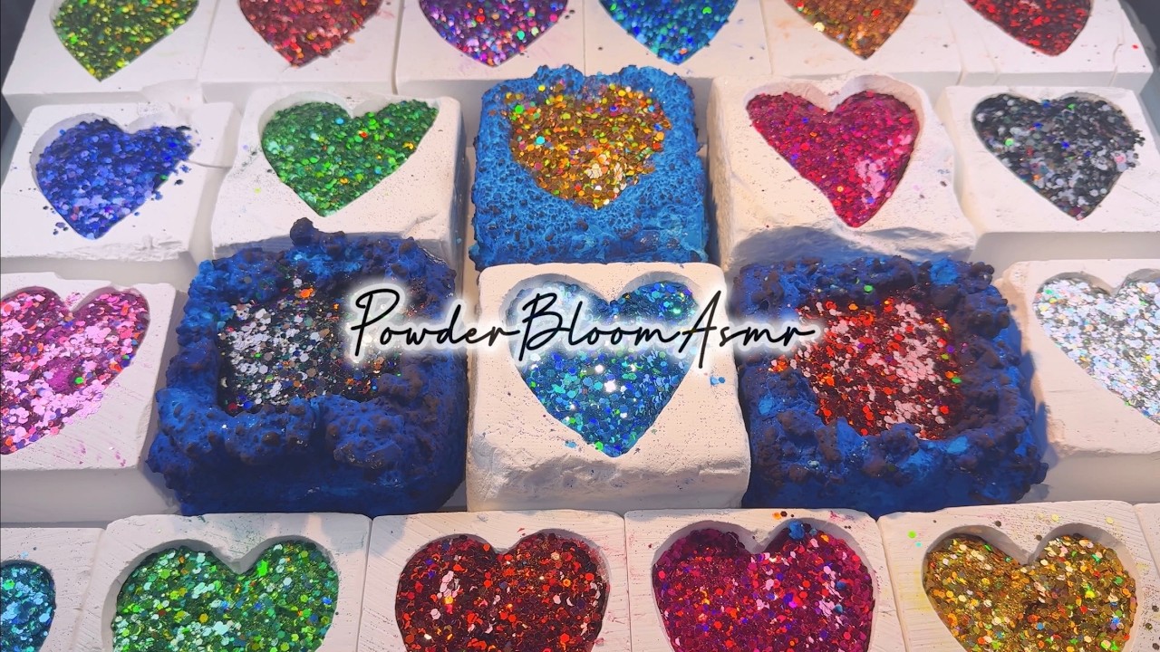 The Ultimate Glitter 💣✨ Crush | c/w @AquariusDustASMR 🤍 | Powder Bloom Asmr #18daysofloveasmr #fyp