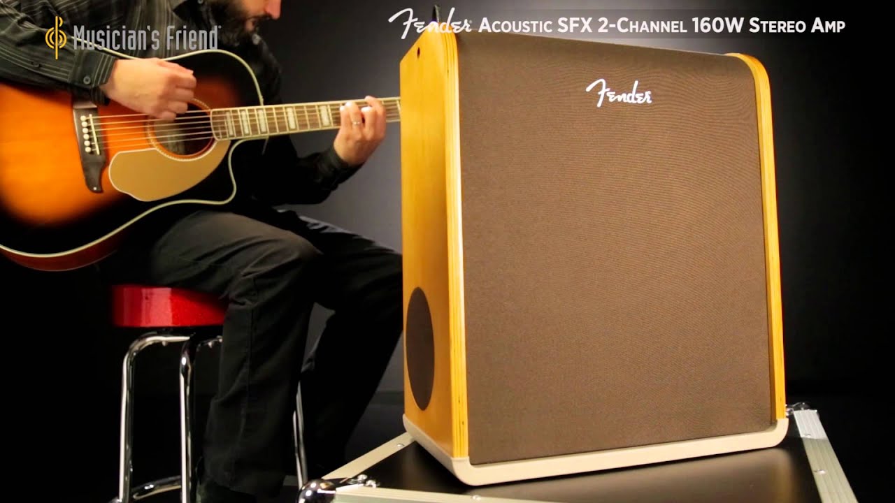 Fender Acoustic SFX 2-Channel 160W Acoustic Guitar Stereo Amp