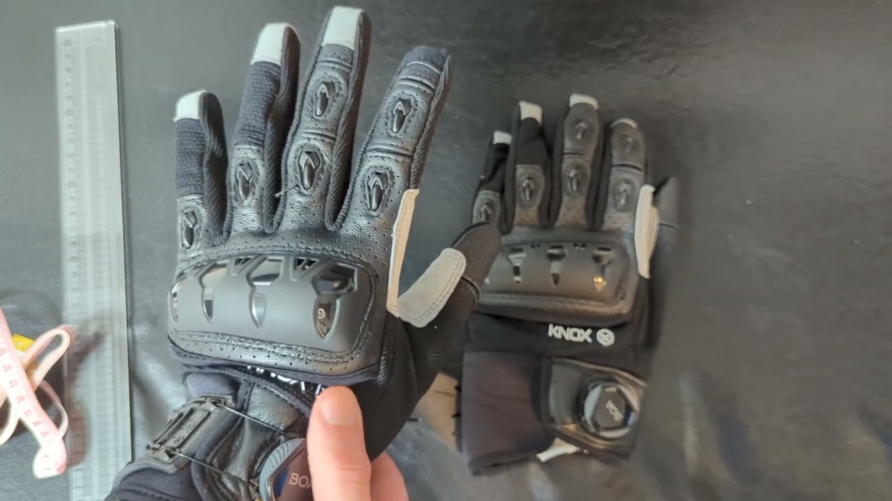 Knox Orsa OR3 MK3 Gloves: In-Hand Size Comparison