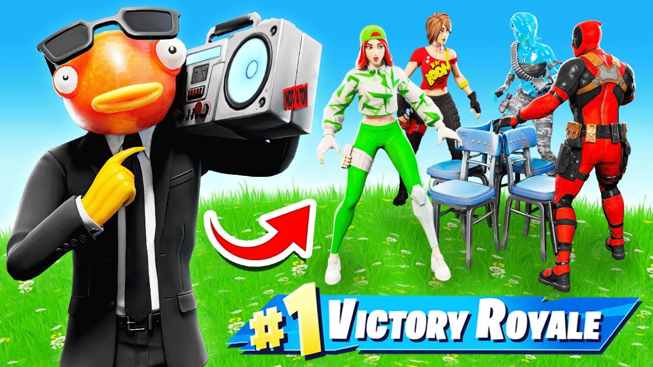 Fortnite MUSICAL CHAIRS For LOOT!