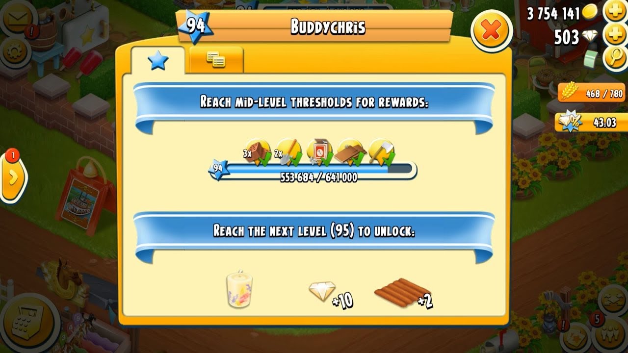 Hay Day Level 94 Update 36 HD 1080p