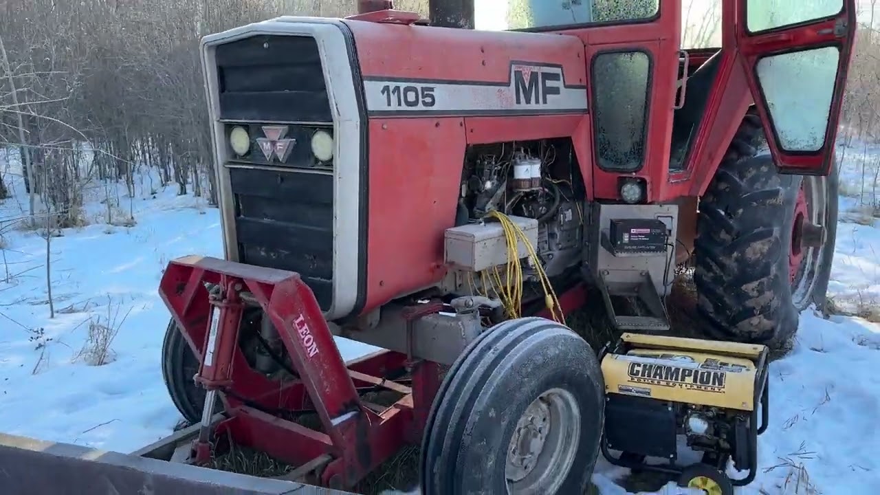 Massey 1105 Cold Start And We Make Her Work