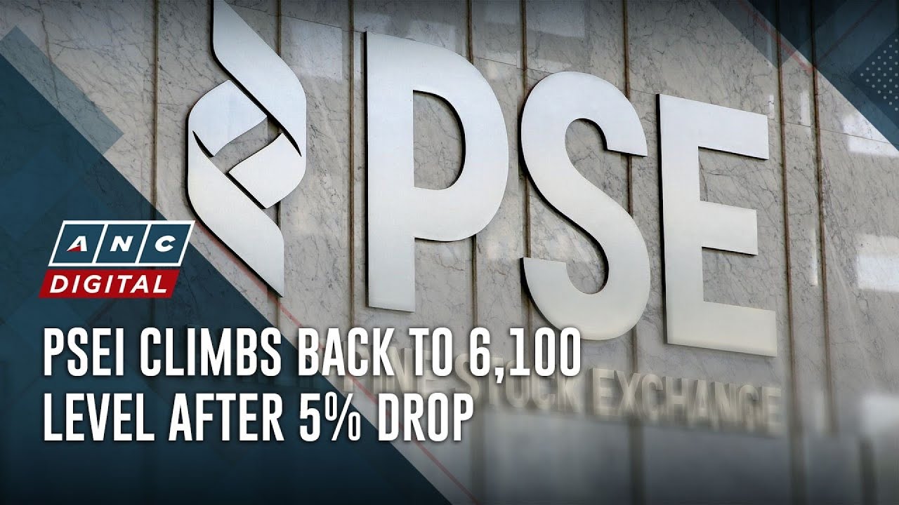 PSEi climbs back to 6,100 level after 5% drop
