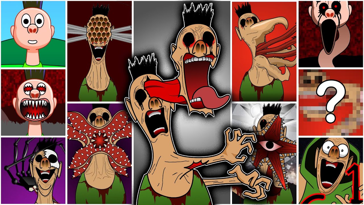 My Sprunki OC: HAMOOD HABIBI (Phase 1 to NEW Phase 76, Phase 77 from Roblox)