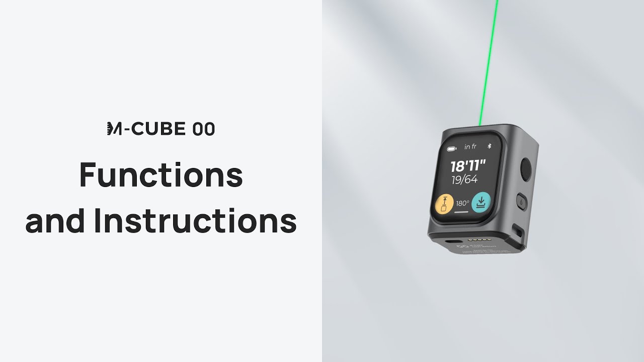M-Cube 00 | Functions and Instructions