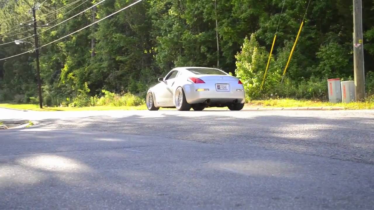 350Z HR TurboXS Exhaust w/ Cats vs Test Pipes Comparison