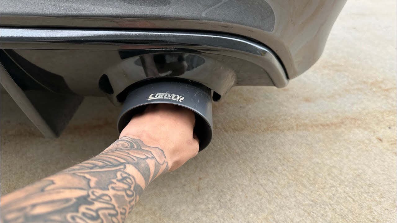 *NEW* 5” CARVEN EXHAUST TIPS ON MY CHARGER RT.. ( SOUNDS CRAZY😮‍💨 )