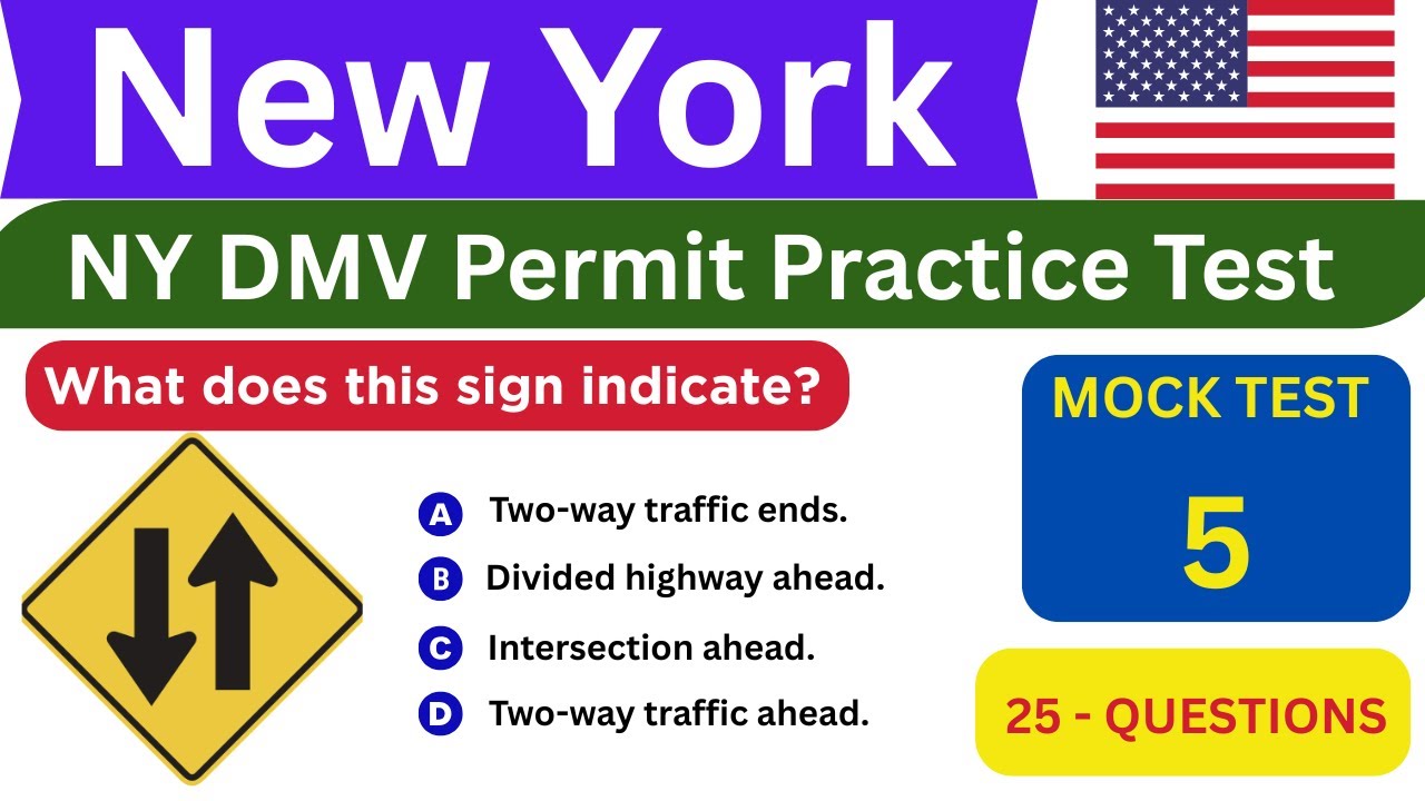 2026 New York Driving Test | 25 Questions and Answers for the NY STATE DMV Test #dmvtest #permittest