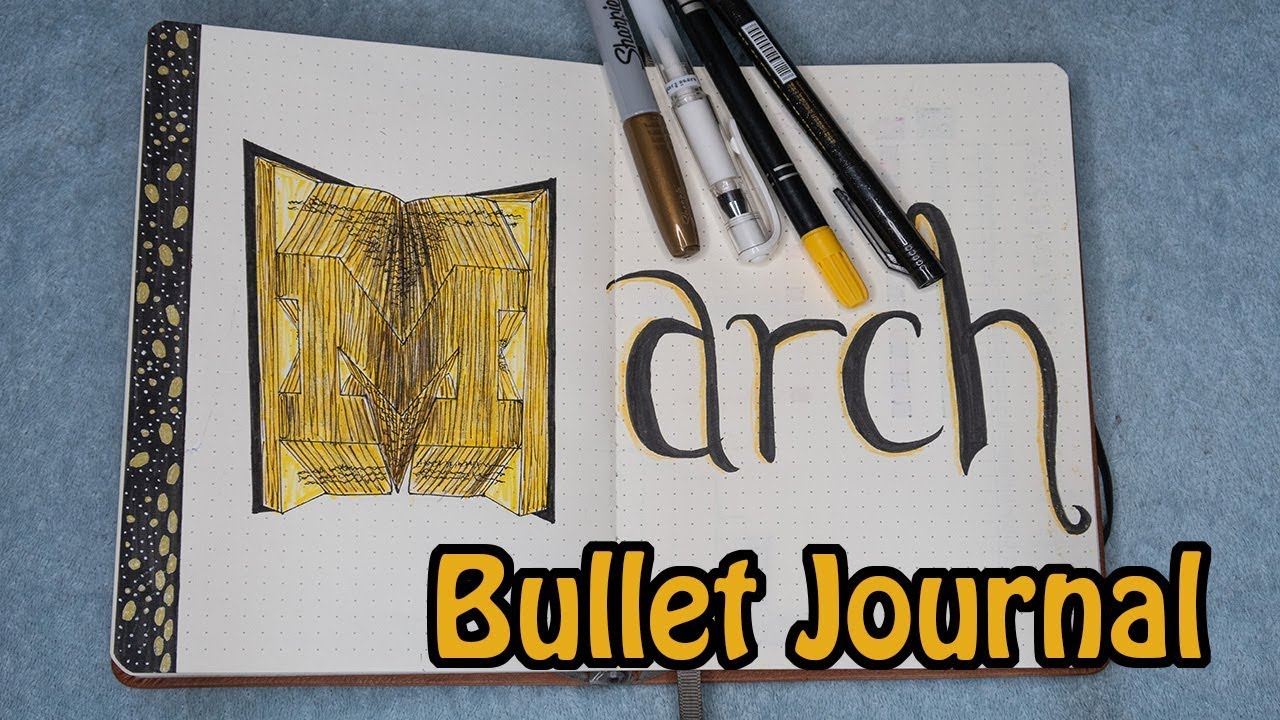 March Bullet Journal Flip Through