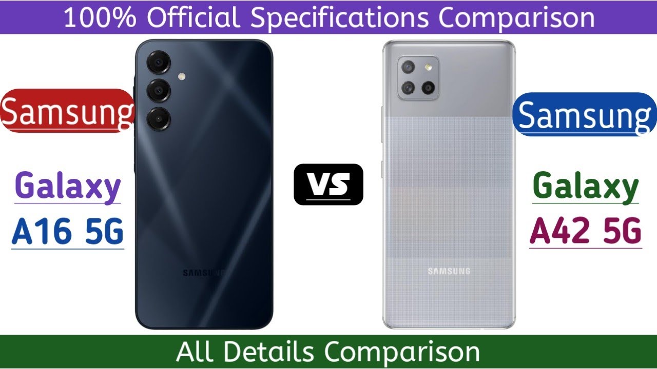 Samsung Galaxy A16 5G против Samsung Galaxy A42 5G
