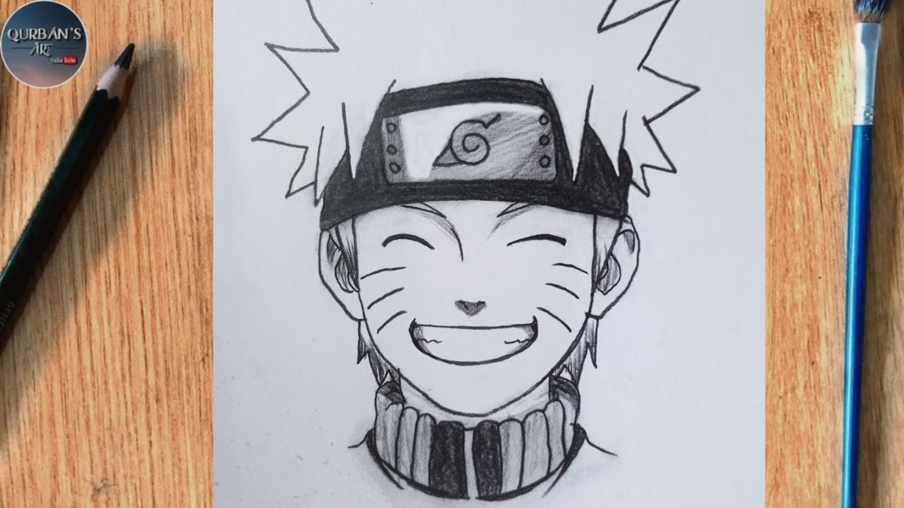 Easy Anime Drawing | How to draw Naruto Uzumaki | Naruto Drawing Tutorial step by step.