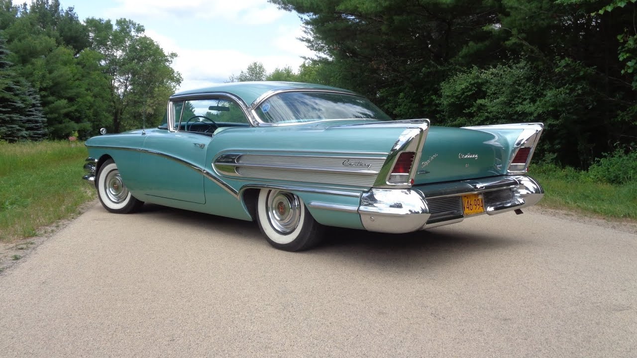 Выживший с пробегом менее 50 тыс. миль Buick Century 1958 года в зеленом цвете и история Ride My ...