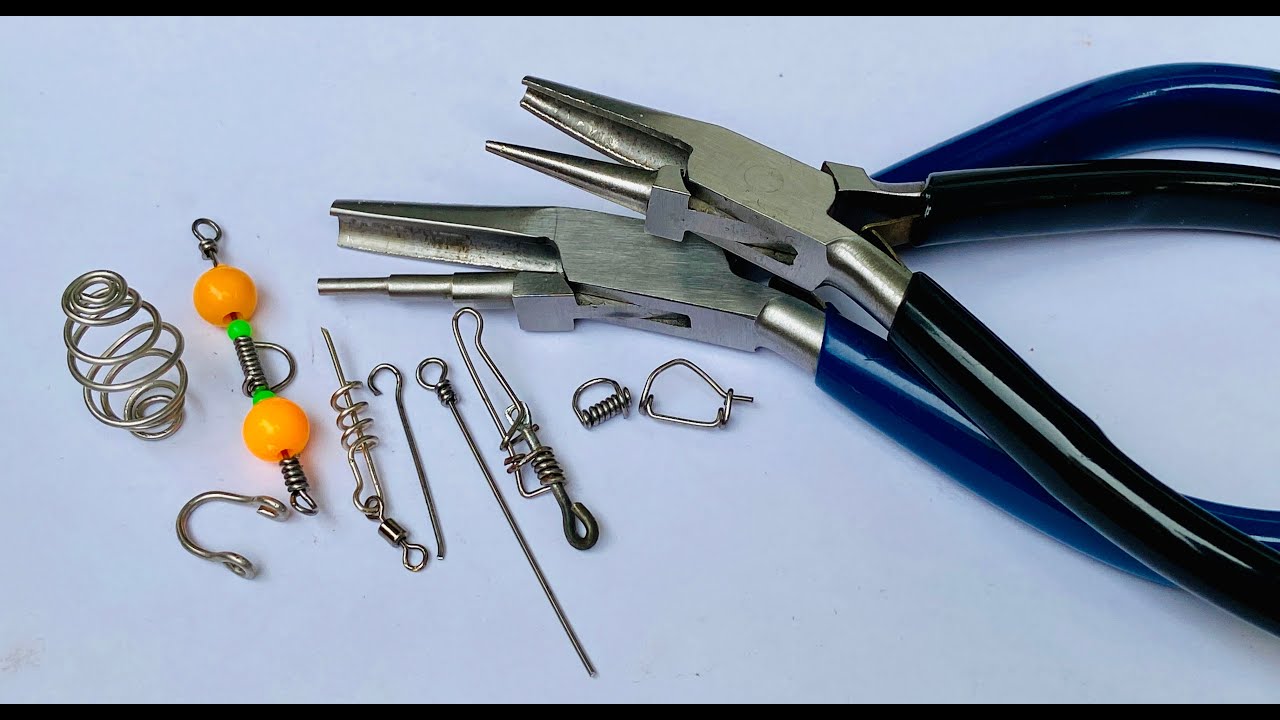 How use concave & round nose metal line pliers - كيفية استخدام كماشة خط معدني مقعر ومستدير الأنف