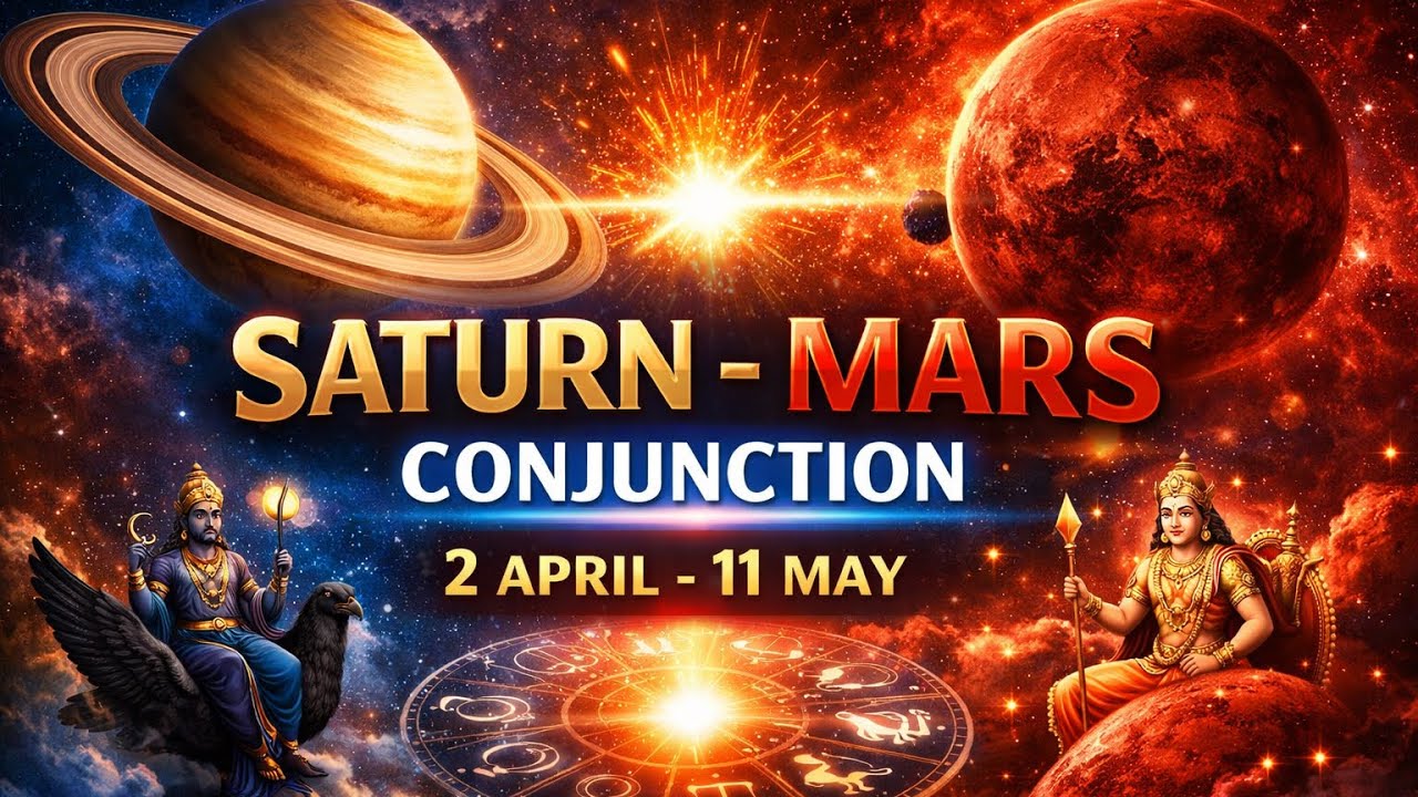 Saturn-Mars Conjunction 2026 | 2 April &ndash; 11 May | Astrology Predictions&rdquo;