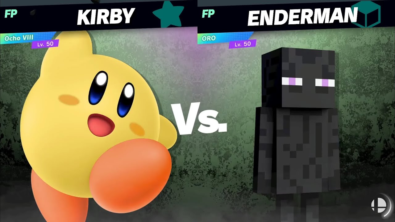 Amiibo Battles: Kirby vs Enderman (Ocho VIII vs ORO)
