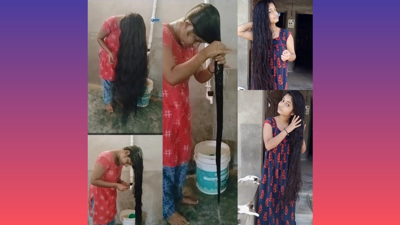 My long hair shampoo 