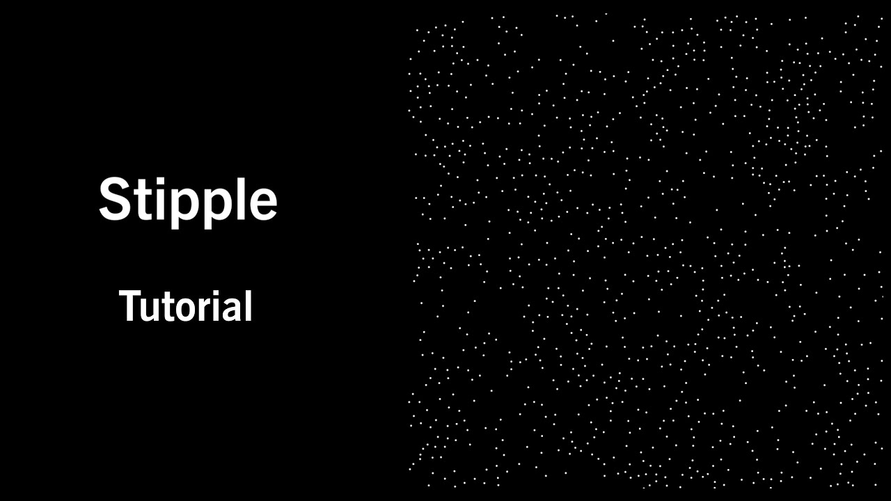 Stipple for After Effects Tutorial