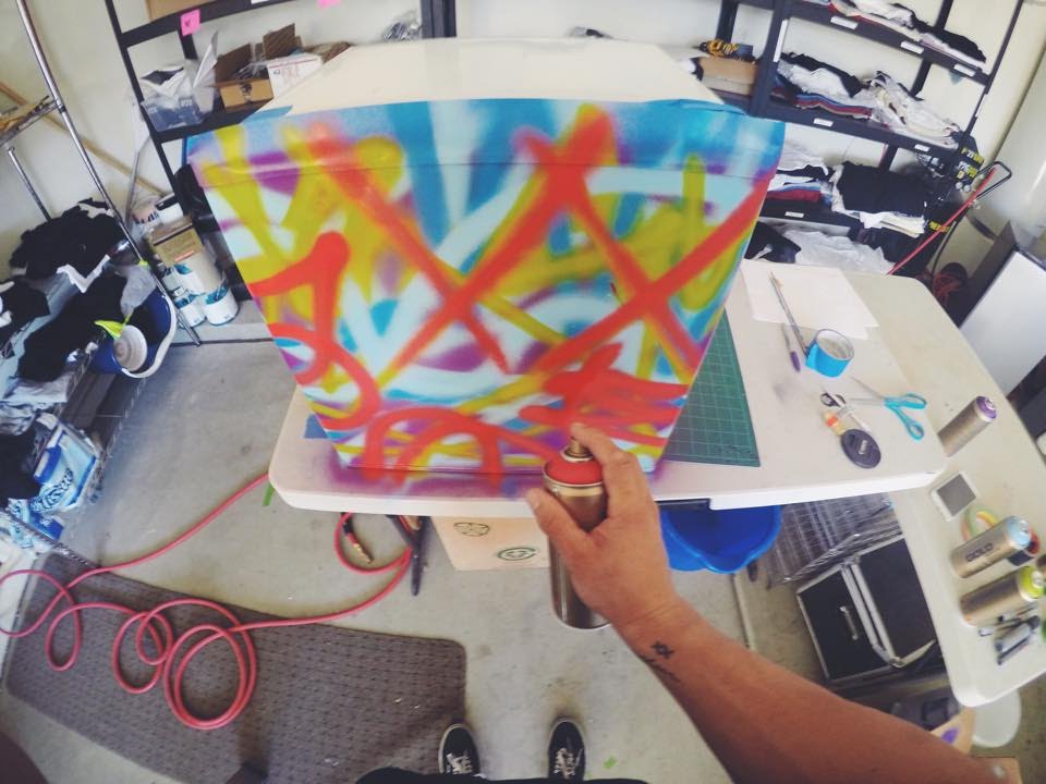 How I painted my fridge
