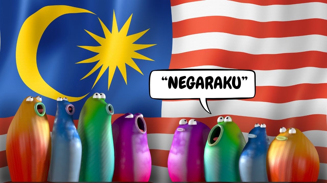 Blob Opera Sings ‘Negaraku’ – From Perak’s Anthem to Malaysia’s Voice 🇲🇾🎶#BlobOpera