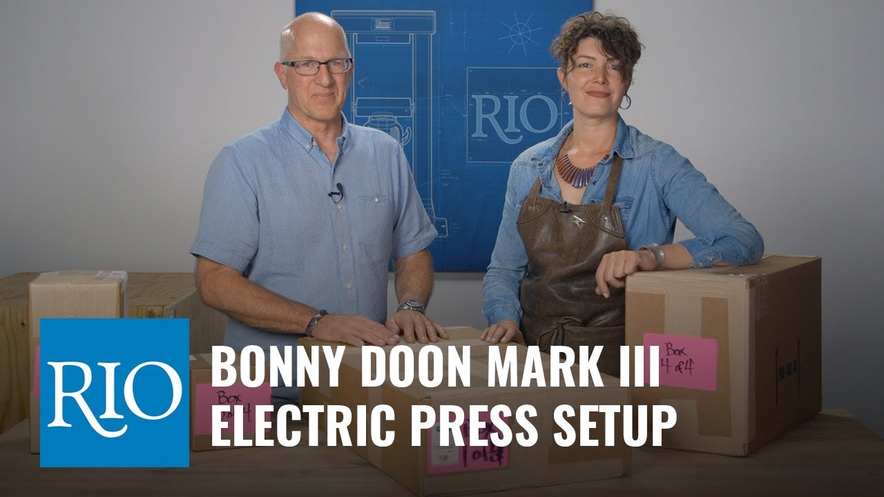 Bonny Doon Mark III Electric Press Setup