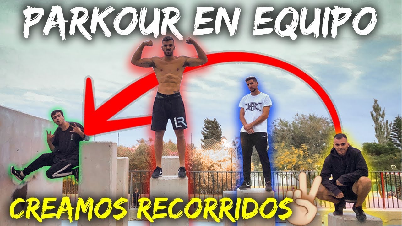 Creamos un JUEGO para APRENDER PARKOUR con AMIGOS | PARKOUR en EQUIPO ⚡