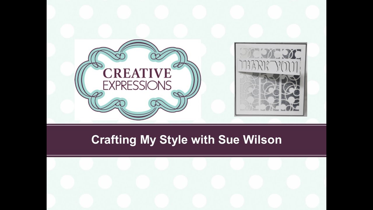 Crafting My Style with Sue WIlson - Gradient Glitter Technique for Creative Expressions