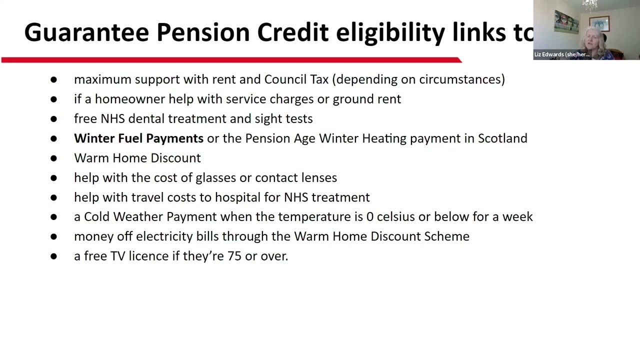 Pension Credit session