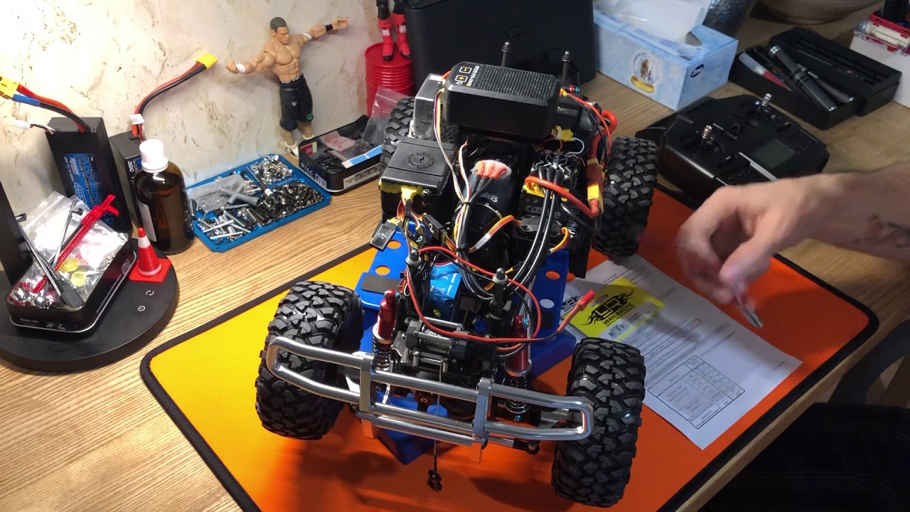 Как подключить лебёдку на свою RC модель?