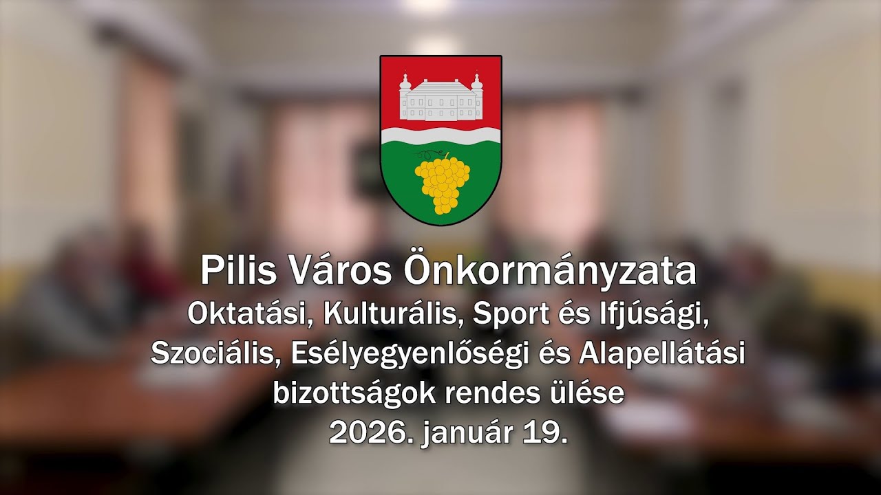 2026.01.19 Biz.ülés. - Oktatási, Kulturális, Sport és Ifjúsági és Szociális, Esélyegy.