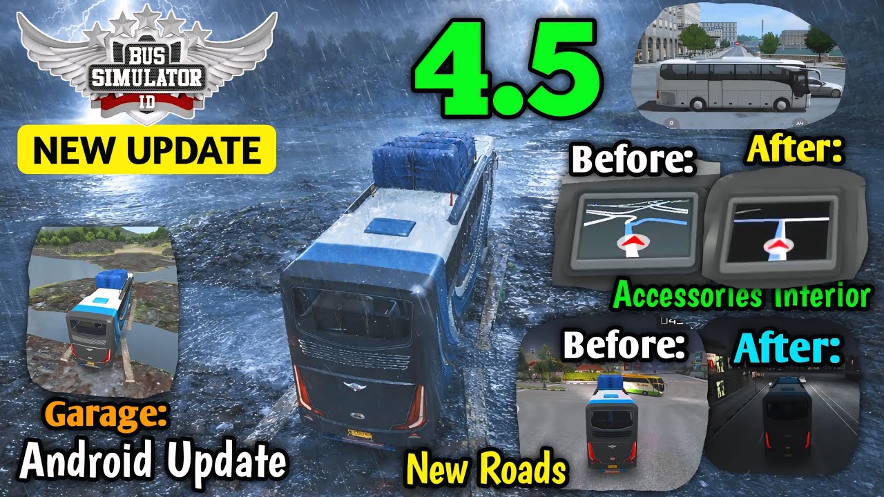 Stable Update 4.5 - Full Changelog Features | Bus Simulator Indonesia New Update 4.5 | Truck Game