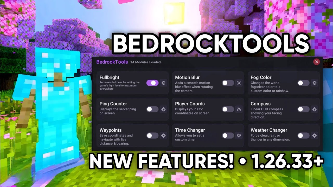 BedrockTools for Minecraft PE 1.26.33+ Update 🔥 | Toolbox for MCPE 26.33
