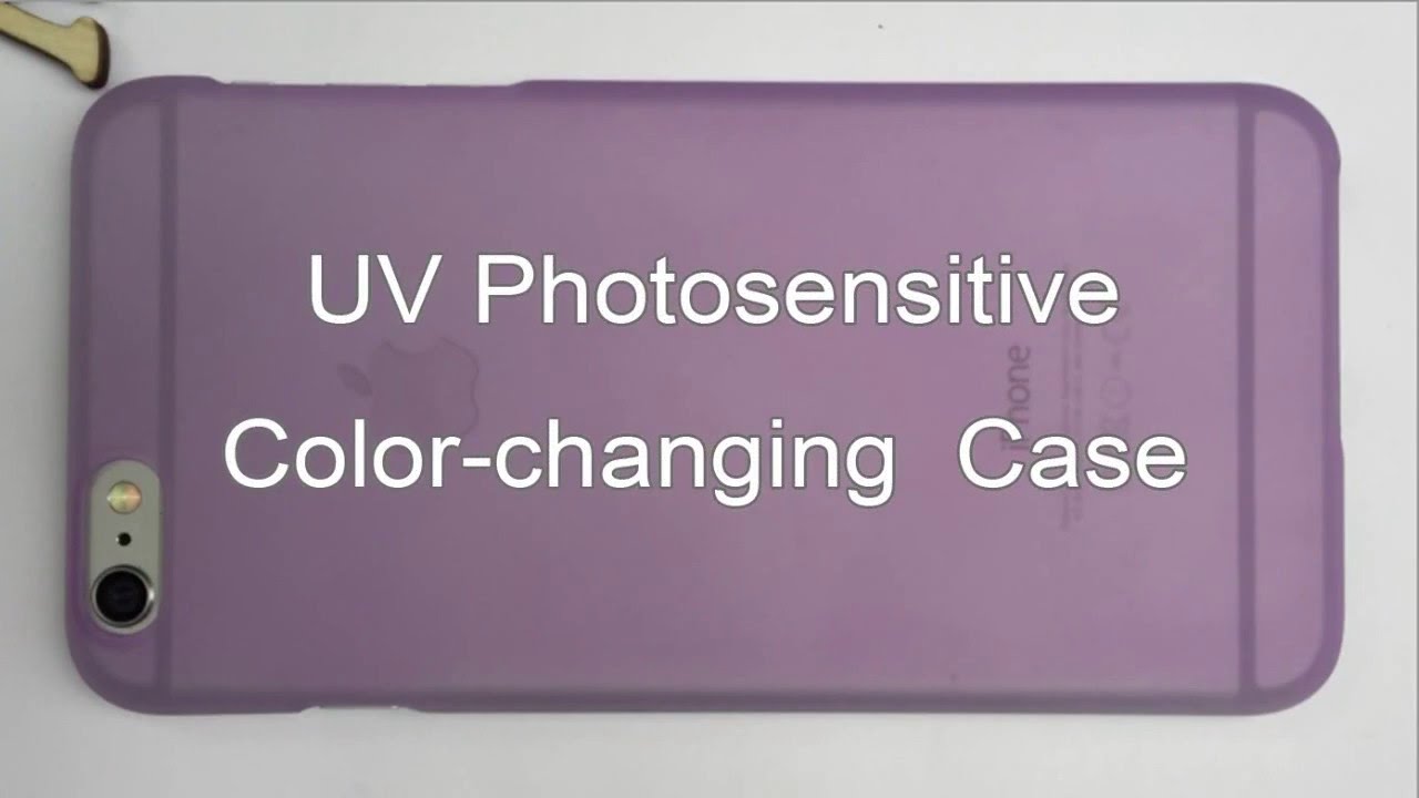 TVC-Mall: UV Photo-Sensitive  Color-Changing iPhone Case