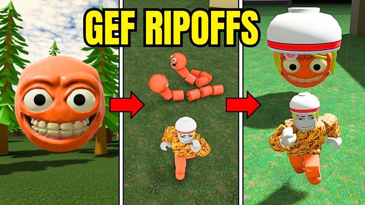 Играю в поддельные версии Roblox GEF...