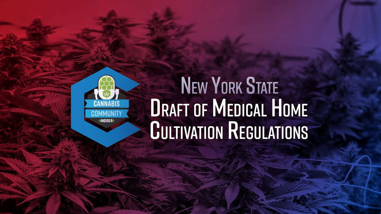 The Cannabis Community Insider- New York Medical Home-Grow Regulation DRAFT released