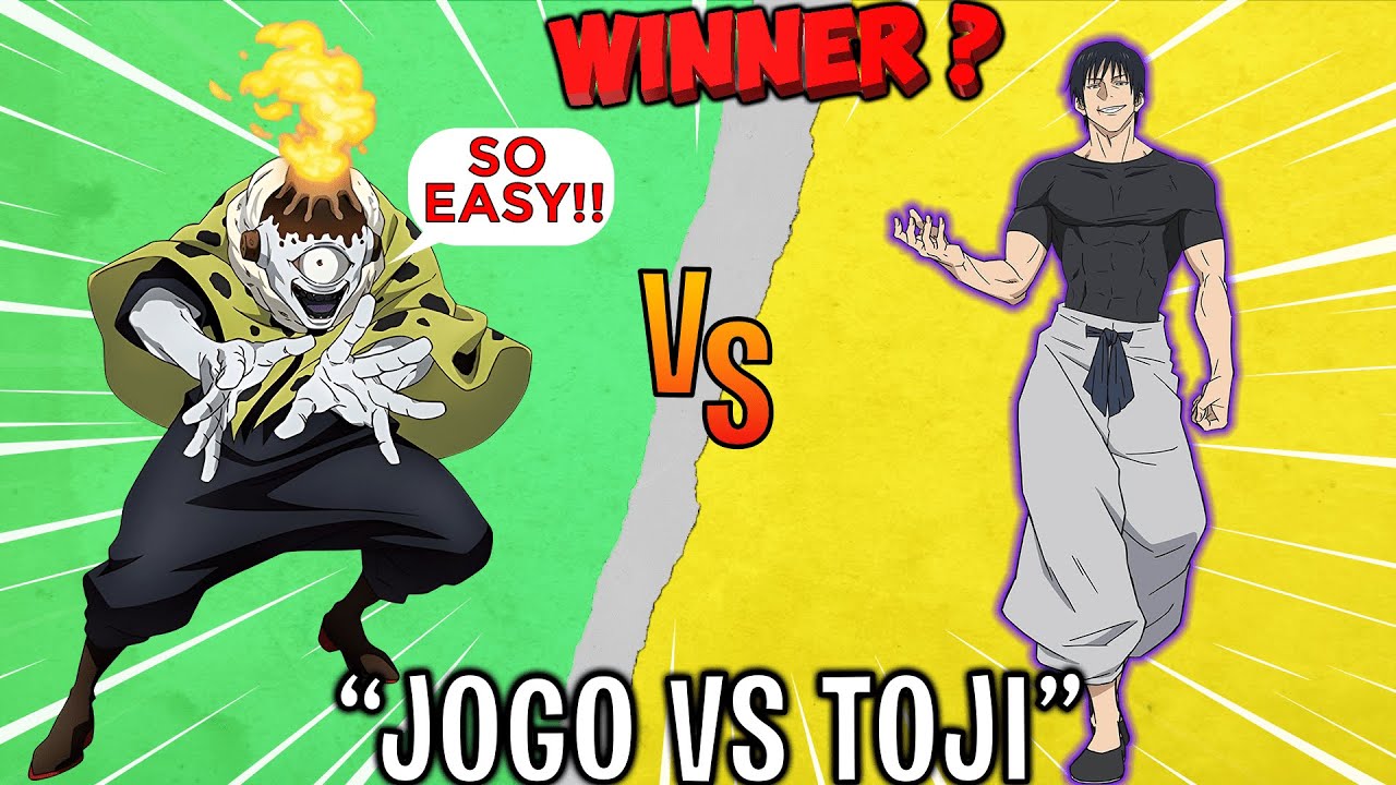 Toji vs Jogo - Jujutsu Kaisen's Most Explosive Battle Yet! 🔥