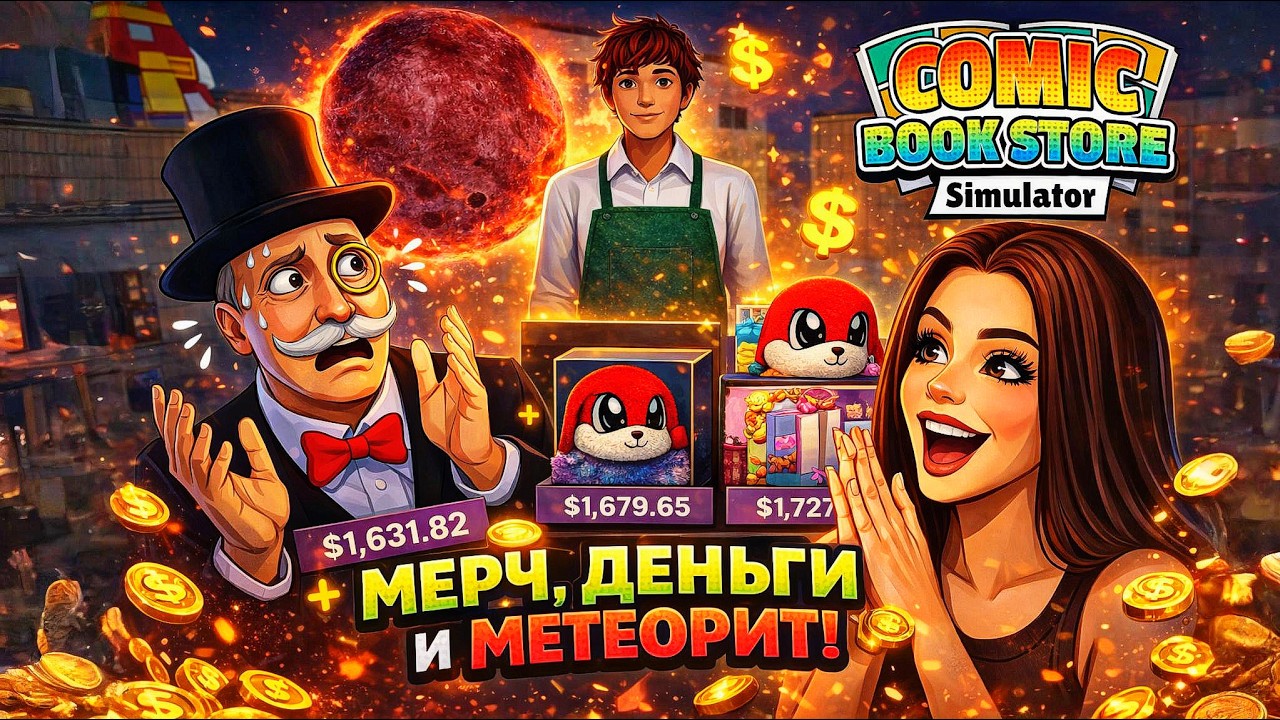 ЗАГАДОЧНЫЙ МЕТЕОРИТ | Comic Book Store Simulator #12