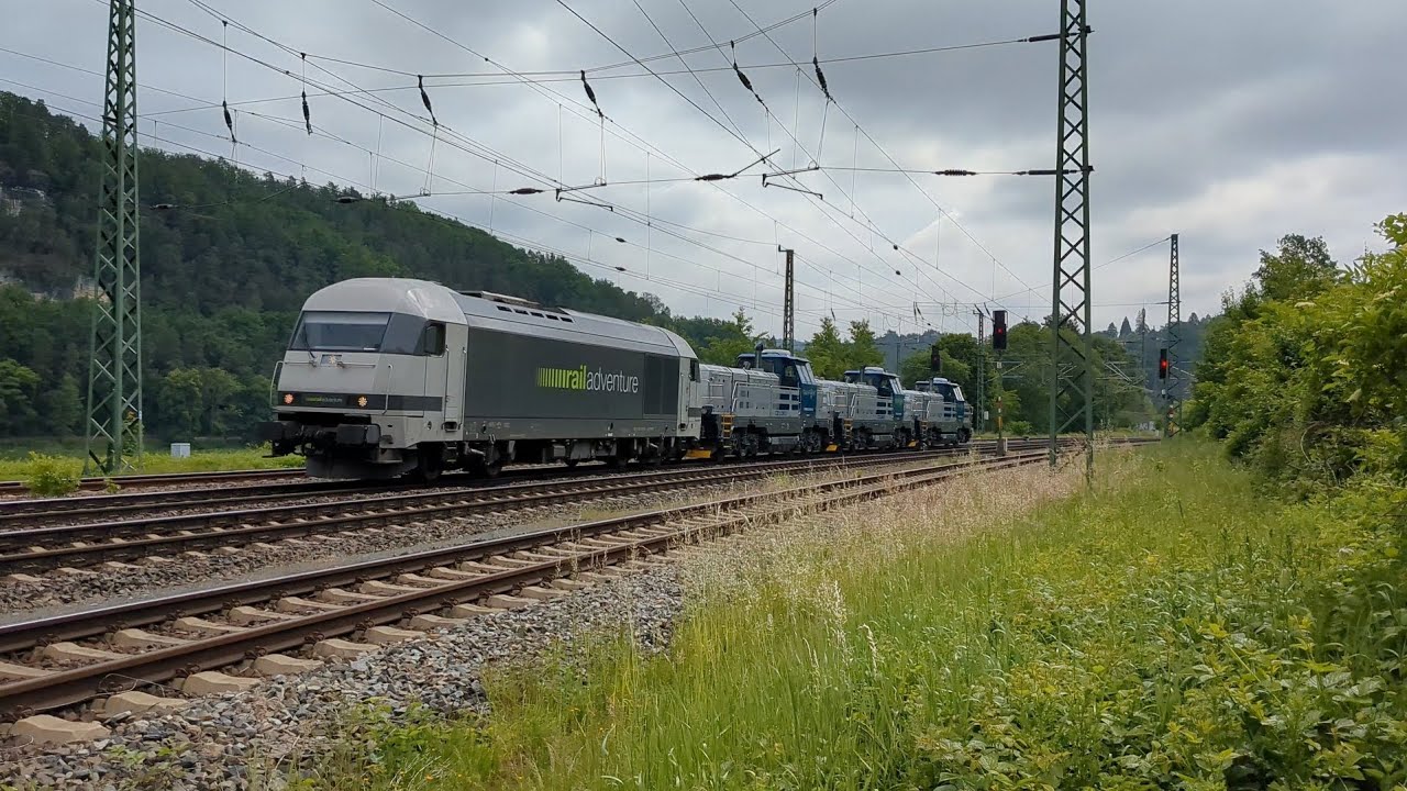 Bahnalltag am 02.06.2023 in Kurort Rathen.